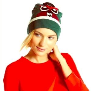 NWT woman’s Kate Spade owl Pom Pom hat